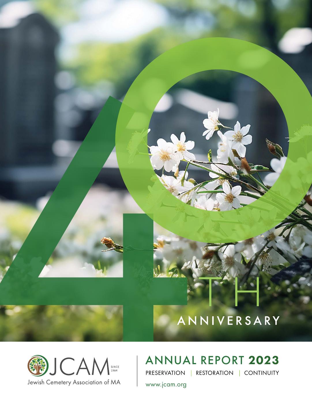 JCAM Annual Report